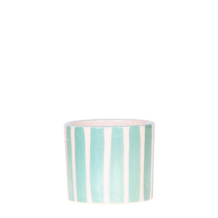 Kolibri Home | Painted stripe  - Turquoise - Ø6cm