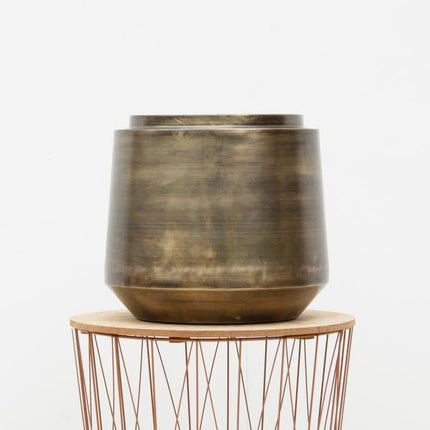 Pot Indigo Vintage Gold D33 x H31