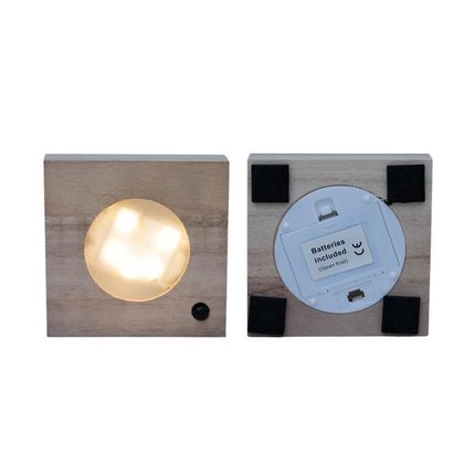 Clusia in Samoa glas met LED verlichting - Ø4cm - ↕10cm