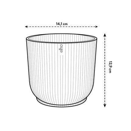 Pot elho Vibes Fold Round wit - D14 x H13
