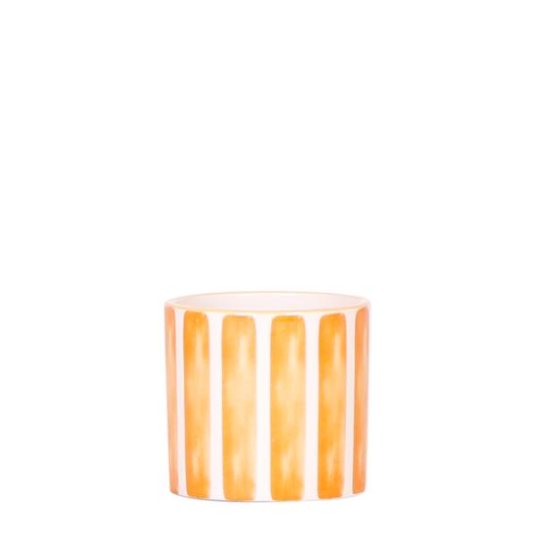 Kolibri Home | Painted stripe  - Orange - Ø6cm